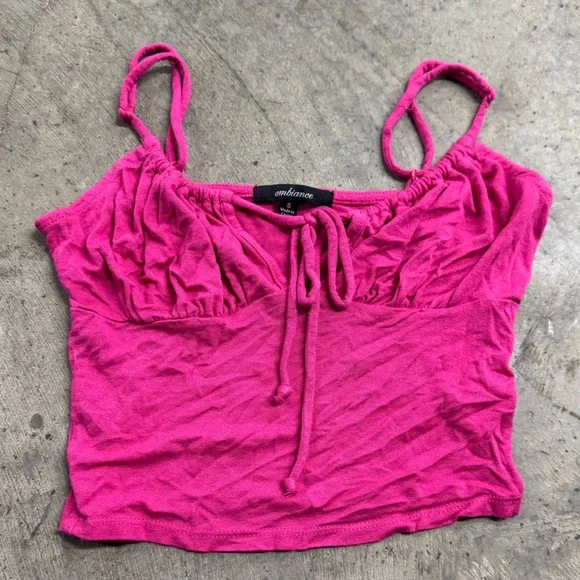 Ambiance Fuchsia Camisole Top - Picture 1 of 6